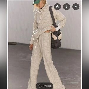 Free People Ready To Go Top In Heather Grey